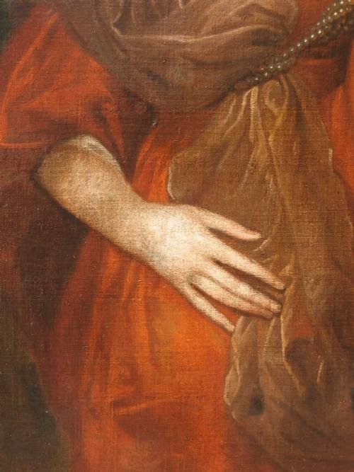 fig 2. SOLD....Portrait of Lady Anne Cecil c.1635; Circle of Van Dyck